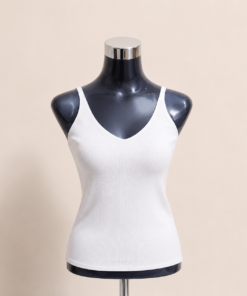 Alternative view of Seamless Ribbed Camisole – White